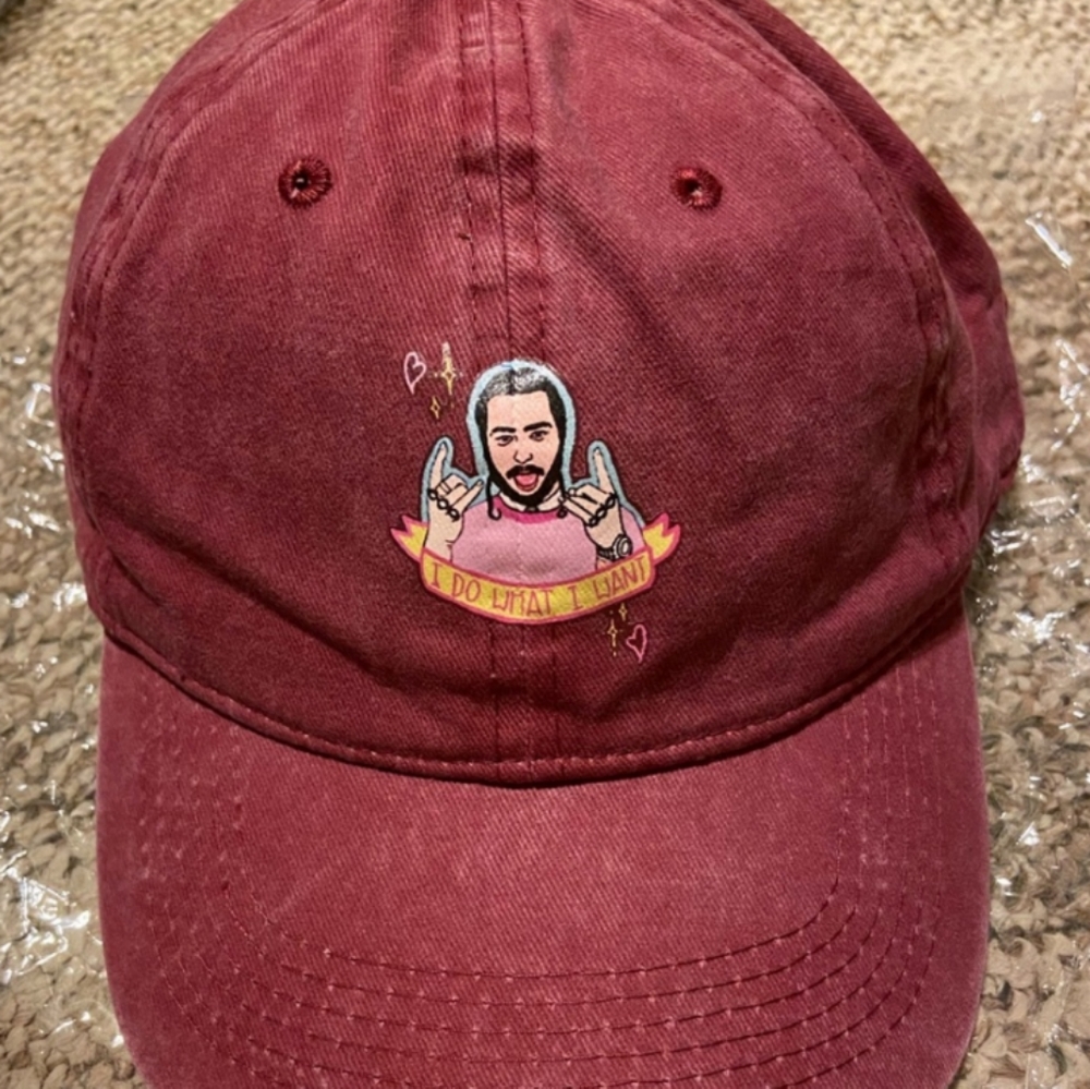 Post Malone hat.